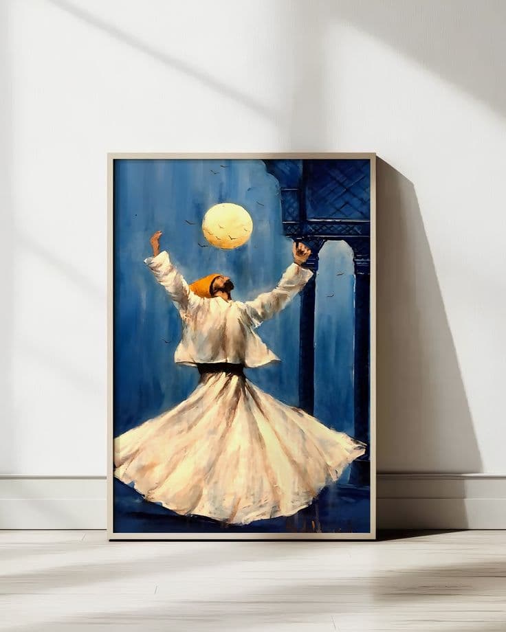 Whirling Dervish | Spiritual Sufi Art Print